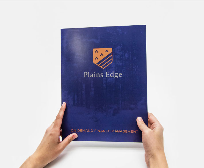 Plains Edge Printed Folder